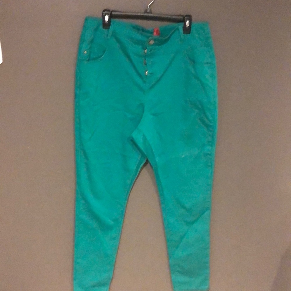 Green pants
